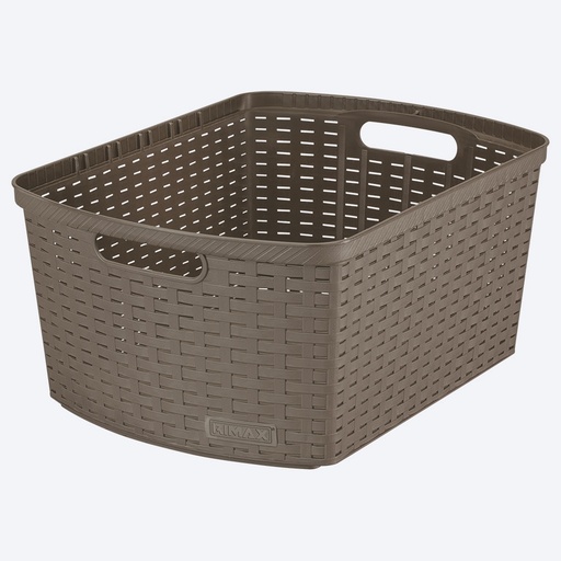 [19002] CANASTA SHIA ALTA 12L MOCCA RIMAX