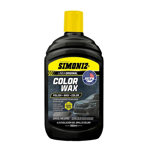 [20613] CERA COLOR WAX NEGRO 500ML SIMONIZ (209159)