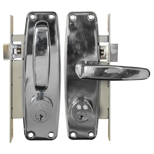 [9871] CHAPA YALE DE EMBUTIR CON MANIJA L370 US26