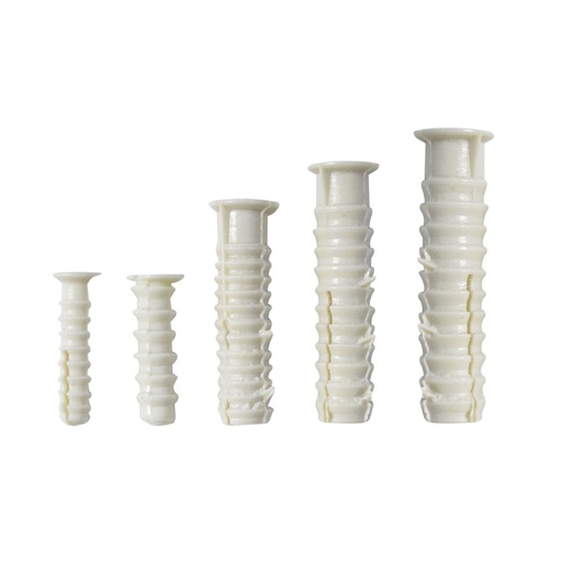 [447] CHAZO PLASTICO 1/4" (10 UNID)