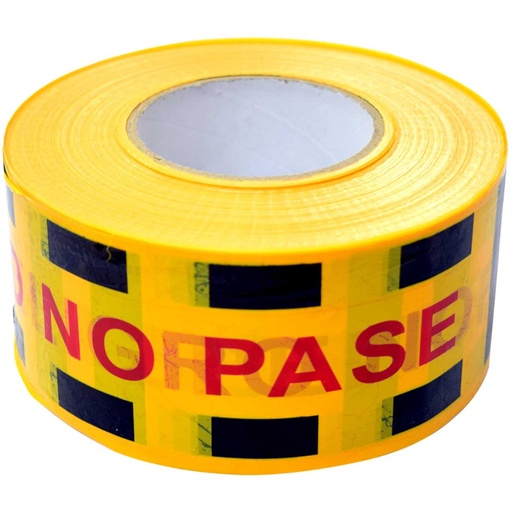 [12135] CINTA PELIGRO  X 500 MTS  IMPORTADA (PELIGRO NO PASE) (HT90009)STAMPRO