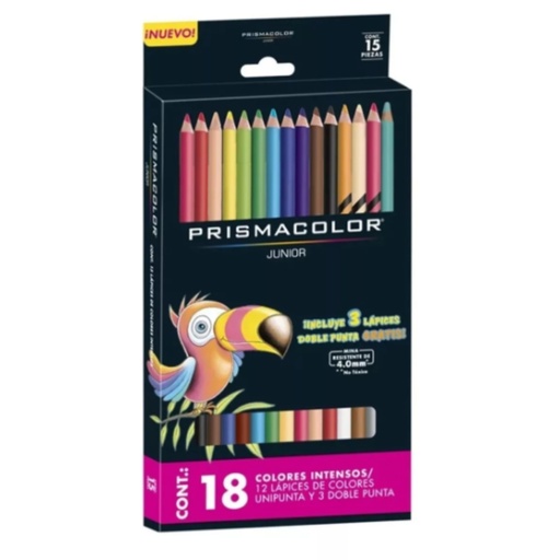 [PA534JR] COLOR PRISMACOLOR X15 + 3 JR REDONDO  (534JR)
