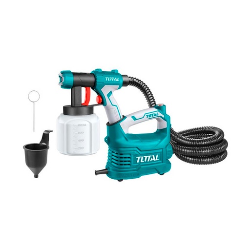 [14829] COMPRESOR MINI + PISTOLA INDUSTRIAL VASO PLATICO 800ML 550W TOTAL (UTT5006)