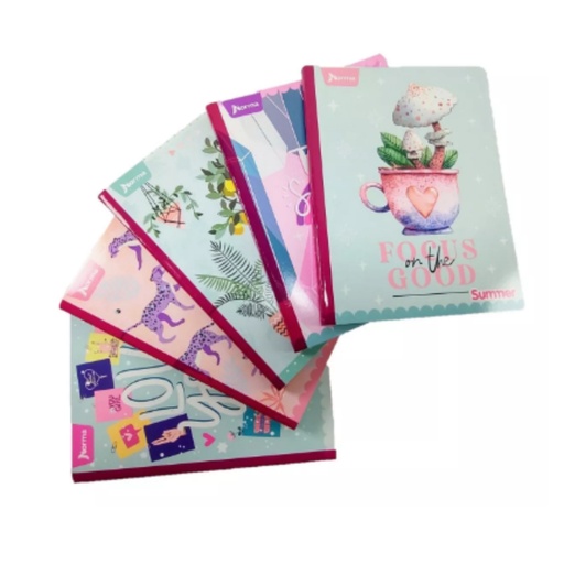 [PA57438] CUADERNO NORMA SUMMER COSIDO 50-2 FEMENINO (57438)