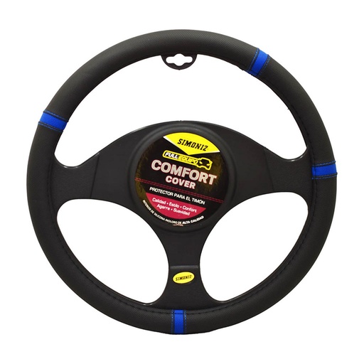 [18633] CUBRETIMON NEGRO L═NEAS AZULES SIMONIZ (203738)