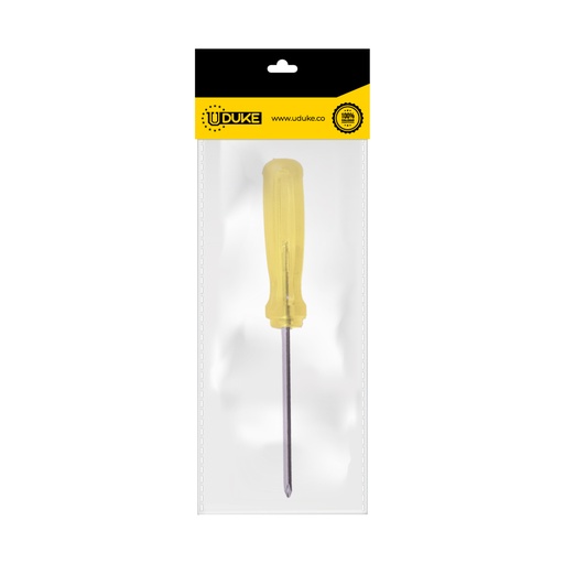[3006K] DESTORNILLADOR AMARILLO 1/4X4 (+) DSF-6124 PQT X 1 UDUKE