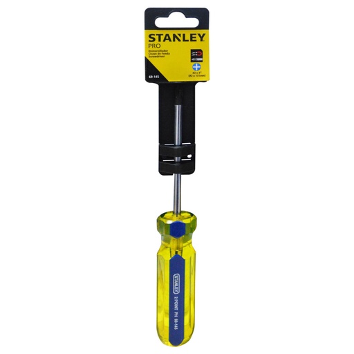 [8507] DESTORNILLADOR STANLEY PRO 1/4X4 (+)(STHT69145)