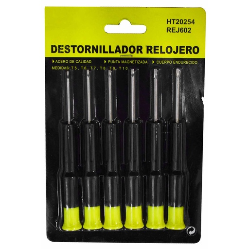 [931] DESTORNILLADOR UDUKE TORX CELULAR x6 (REJ602) (HT20254)