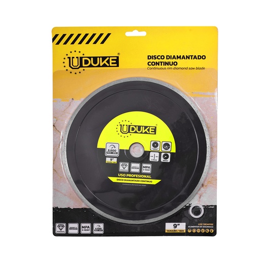 [7843] DISCO DIAMANTADO CONTINUO UDUKE 9"  (HT30582)