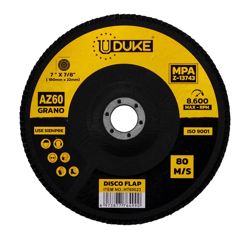 [6058] DISCO FLAP HOYOSTOOLS 7" GRANO 60 (180MM X 22MM) (HT30351)