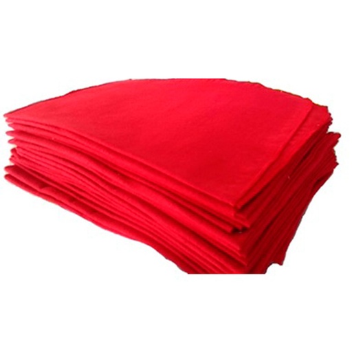 [18587] DULCEABRIGO 40X70 EIDY ROJO-BLANCO