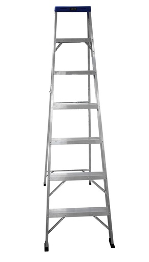 [13647] ESCALERA DE ALUMINIO 6 PELDAÐOS UDUKE CON PLATAFORMA