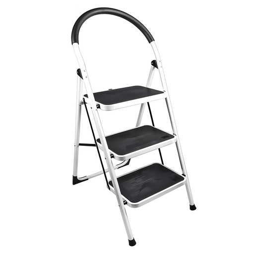 [13654] ESCALERA METALICA ARTICULADA 3 PELDANOS UDUKE (HT1323)
