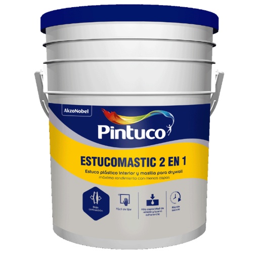 [IH3244] ESTUCOMASTIC BLANCO 18070 BALDE 15 KG (10388386)
