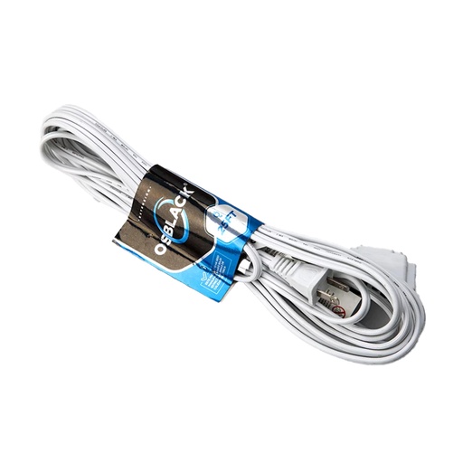 [13823A] EXTENSION ELECTRICA BLANCA 25 FT (WJ-46 25FT)