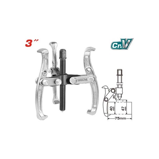 [16573] EXTRACTOR DE BALINERAS 3" INDUSTRIAL TOTAL (THTGP336)