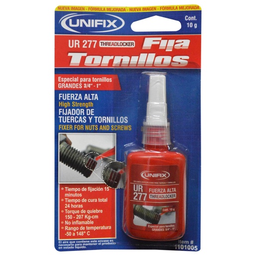 [5772] FIJA TORNILLOS FUERZA ALTA FINIX  10 GRS (TRABAROSCAS) (UR 277)