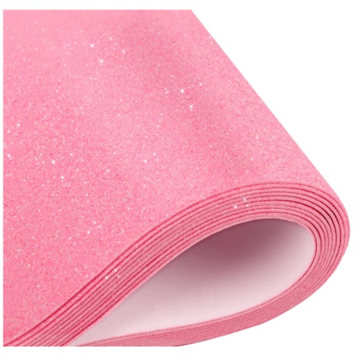 [IH8429] FOAMY ESCARCHADO 43X56 ROSADO (002680)