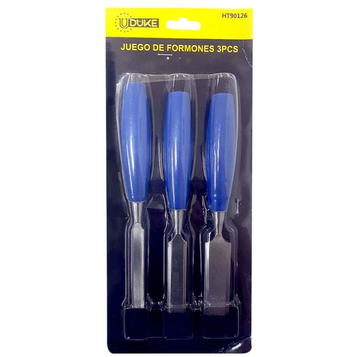 [12187] FORMON (1/2-3/4-1) MANGO PLASTICO X 3 PCS UDUKE (HT90126)