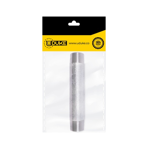 [10074K] GALVANIZADO NIPLE 1/2 x 3 PQT x 1 UDUKE