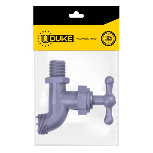 [7003K] GRIFO PLASTICO GRIS GG PAQ X 1 UDUKE