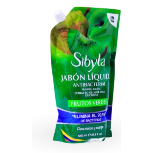 [40381] JABON LIQUIDO FRUTOS VERDES  500 ML (040381)