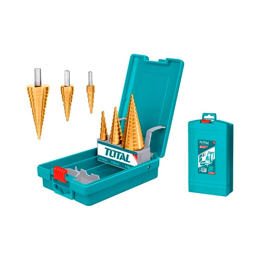 [17394] JUEGO DE BROCA ESCALONADA X 3PCS TOTAL (TACSD2031)