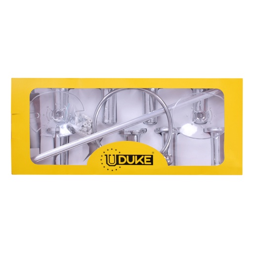 [5393K] KIT ACCESORIOS PARA BAÐO X6 PIEZAS EN CAJA UDUKE (9111)