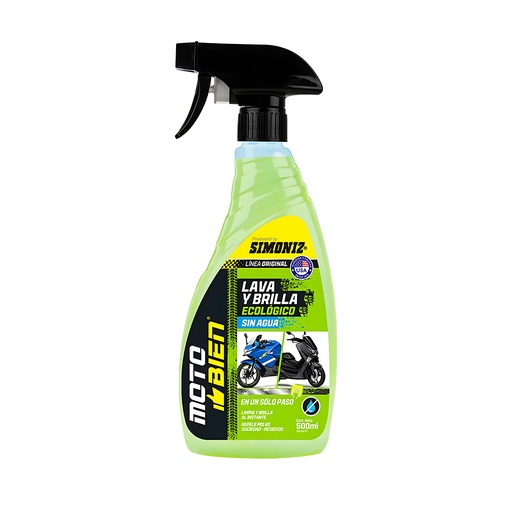 [20626] LAVA Y BRILLA ECOLOGICO SIN AGUA MOTO BIEN 500ML SIMONIZ (209441)