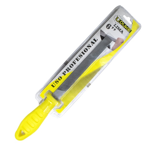 [13955] LIMA PLANA 6" MANGO AMARILLO UDUKE (HT1410)
