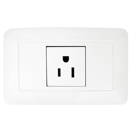 [1769] LINEA BK BLANCA INCRUSTAR TOMA SENCILLO UDUKE