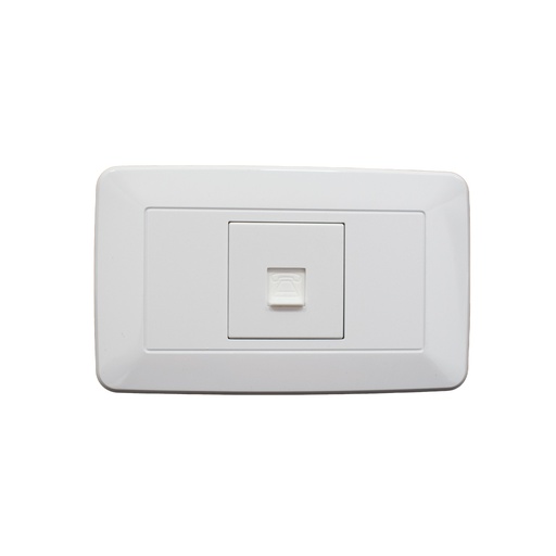 [1780H] LINEA BK BLANCA INCRUSTAR TOMA TELEFONO VHARBOR