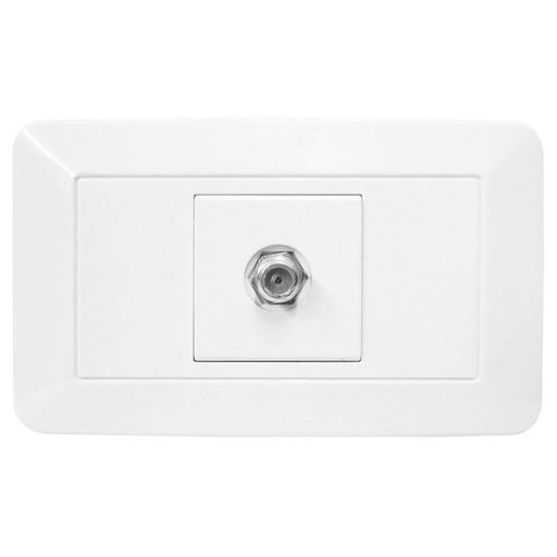 [1793] LINEA BK BLANCA INCRUSTAR TOMA TV UDUKE