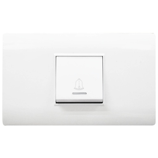 [1640B] LINEA BK PLUS BLANCA INCRUSTAR SWICHE TIMBRE