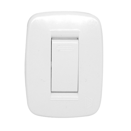 [13852] LINEA DUKE ENERGY SWICHE SENCILLO BLANCO