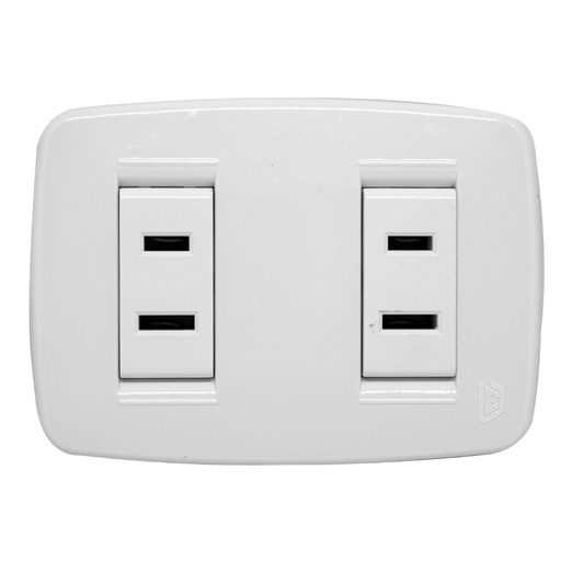 [13855] LINEA DUKE ENERGY TOMA DOBLE BLANCO