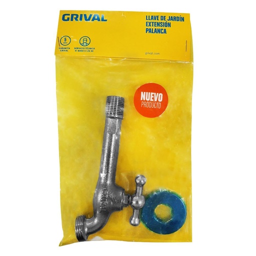 [10708A] LINEA GRIVAL GRIFO CROMADO C/EXTENSION PESADO ROSCA (979110001)