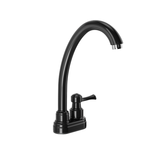 [20228] LINEA GRIVAL LLAVE LAVAPLATOS + ACOPLE PALANCA BALTA NEGRO (415523331)