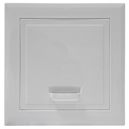 [9520] LINEA GRIVAL TAPA REGISTRO 15 X 15 BLANCA (937030001)