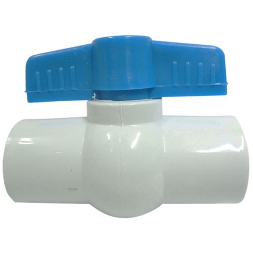 [1069] LLAVE BOLA PVC LISA 3/4"