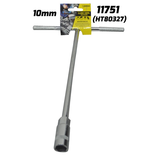 [11751] LLAVE COPA EN T CON CUADRANTE UDUKE 10 MM (HT80327)