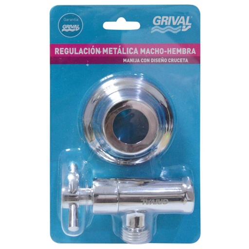 [9521] LLAVE REGULACION METALICA CRUCETA MACHO-HEMBRA (79734)