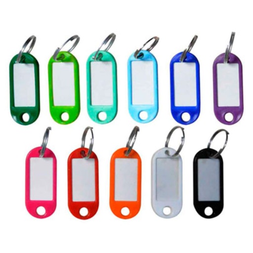 [M0123] LLAVERO PLASTICO IDENTIFICADOR (MARCAR) (IDENTIF)