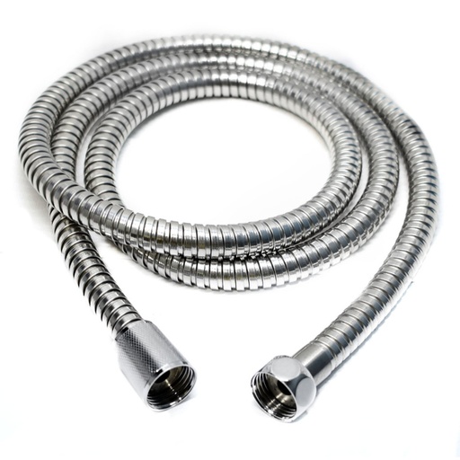 [13587] MANGUERA CROMADA FLEXIBLE PARA DUCHA TELEFONO 1.5MT (HT1220)