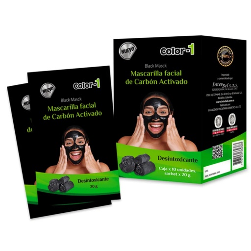 [IH4583] MASCARILLA BLACK-CARBON 20g