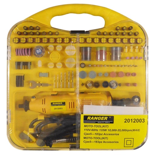 [6491] MOTO TOOL RANGER CON GUAYA X183PCS (2012003)