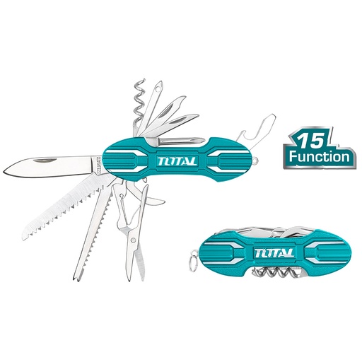 [14910] NAVAJA MULTIFUNCIONAL MANGO EN ALUMINIO TOTAL (THMFK0156)