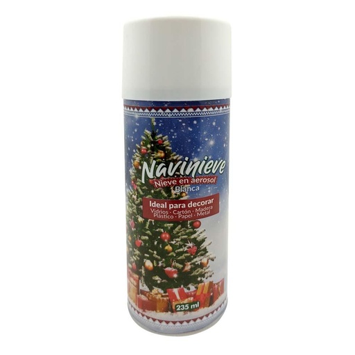 [16192] NIEVE EN AEROSOL 235ML NAVINIEVE BLANCA