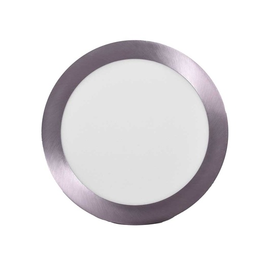[13398] PANEL LED 18 W REDONDO INCRUSTAR SATINADO LUZ DIA UDUKE (HT80367A)