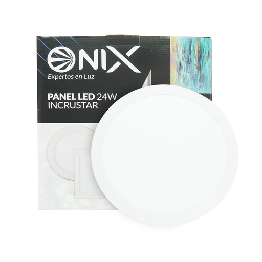 [10414D] PANEL LED 24W REDONDO INCRUSTAR LUZ DIA 6500K (05212)